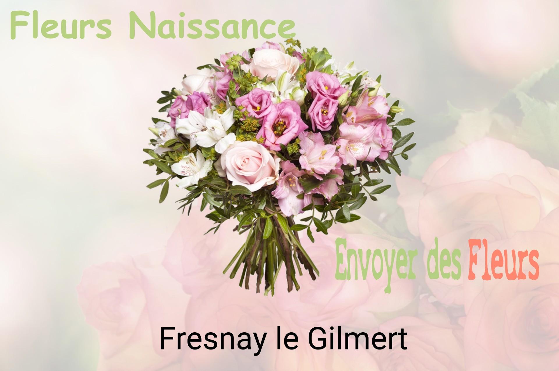Bouquet de fleurs de naissance livré à Fresnay-le-Gilmert